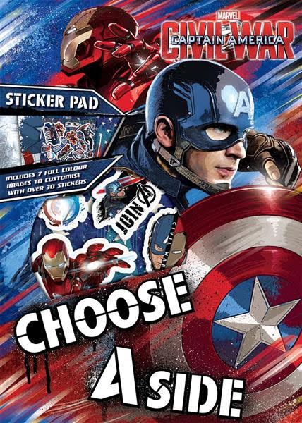 Captain America Stickers - Official Sticker Pad CASTP